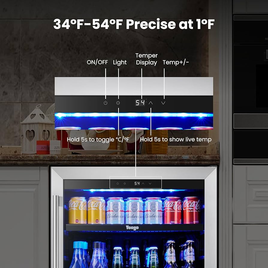 Amazon.com: Yeego Beverage Refrigerator Cooler - 24 inch 180